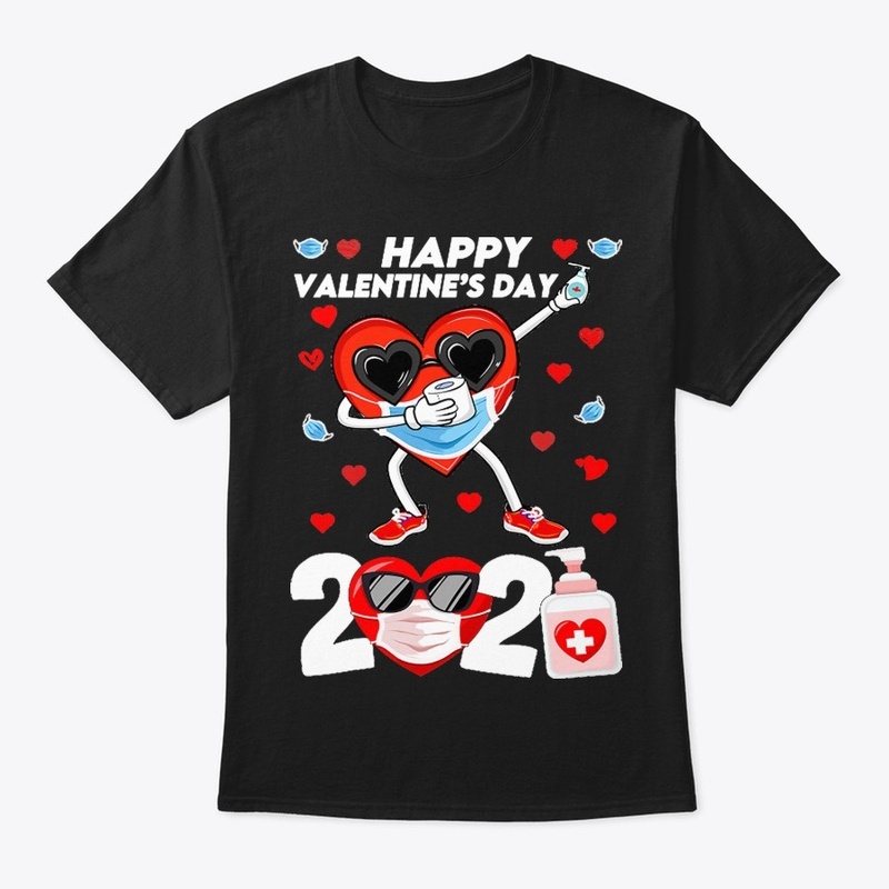 Dabbing Heart In Mask Happy Valentines 1