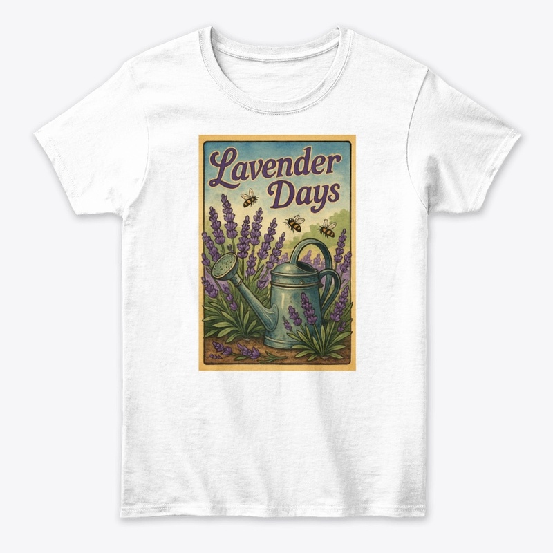Lavender Days Vintage Art