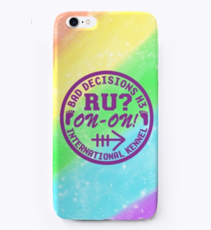 Pastel Rainbow Glitter iPhone Case