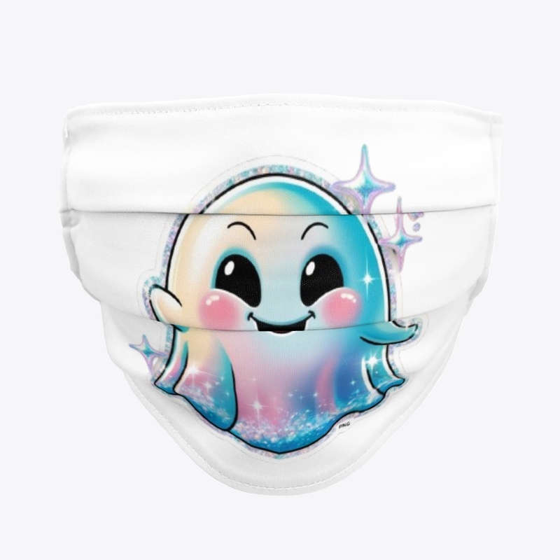 Halloween glitter ghost