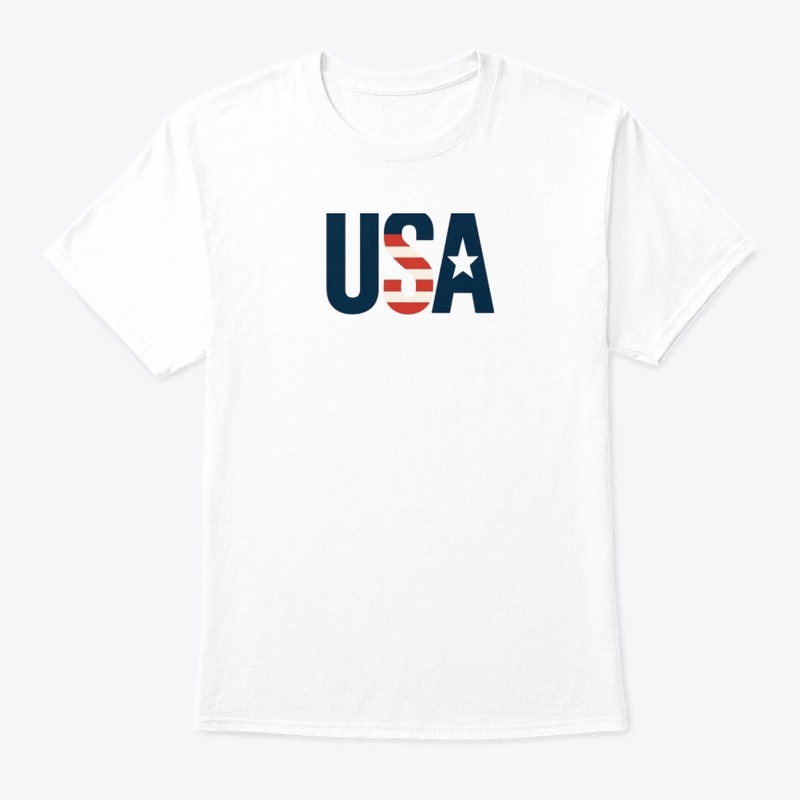 USA Crew Neck Tshirt