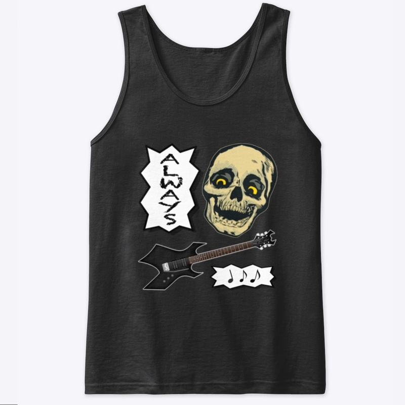 always skull guitar