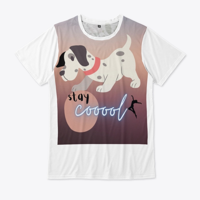 stay cool dog's t-shirt