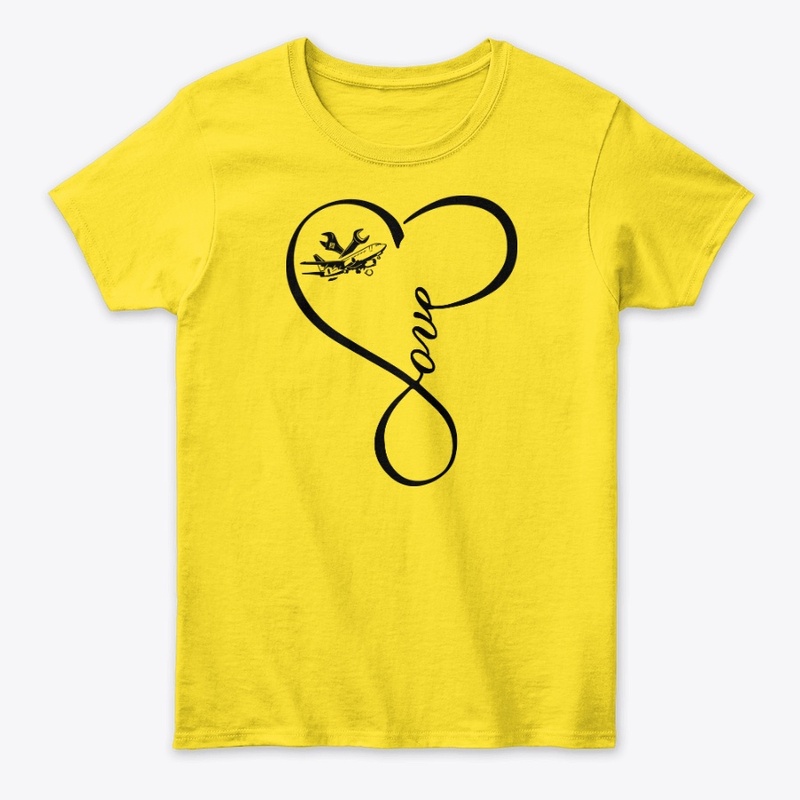 Love Aircraft Mechanic Shirt