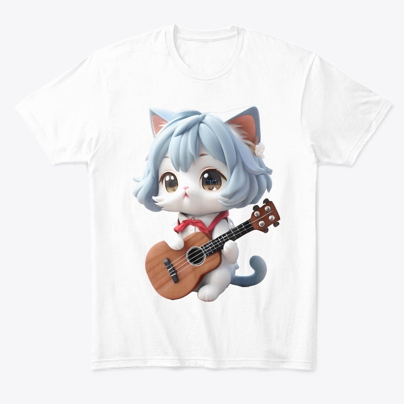 Ukulele Cute Kitten