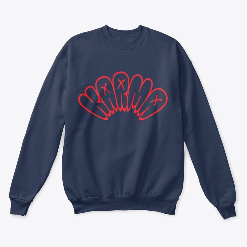 Karma Red Logo Bomber Jacket