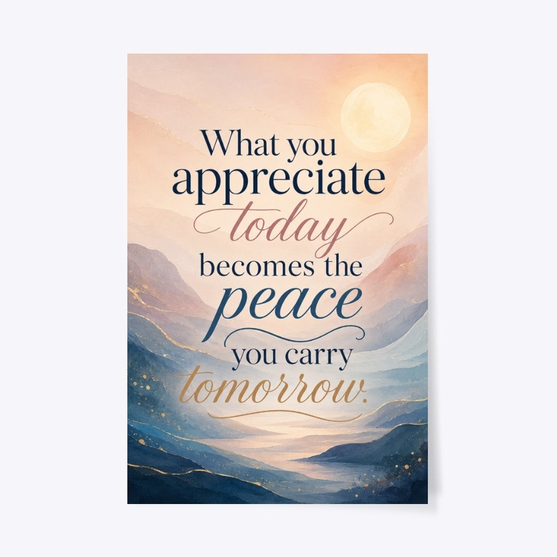 Appreciate Today Wall Art