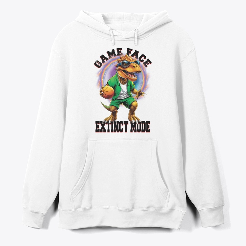 Dino Basket Ball White T-Shirt