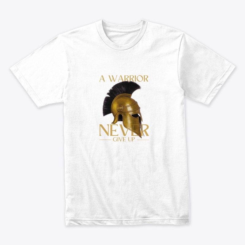 Never Give Up T- Shirt Design 