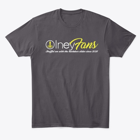 Olney Fans Heathered Charcoal  Camiseta Front