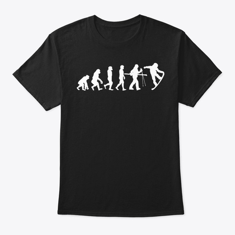 Evolution Apparel  Black T-Shirt Front