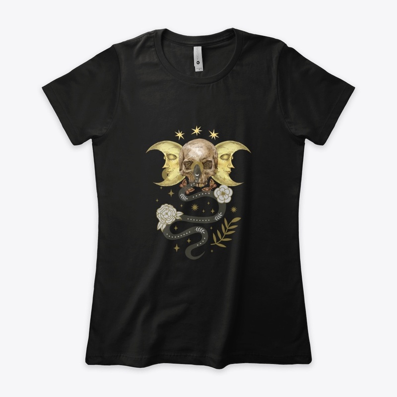 Vintage Mystical Skull