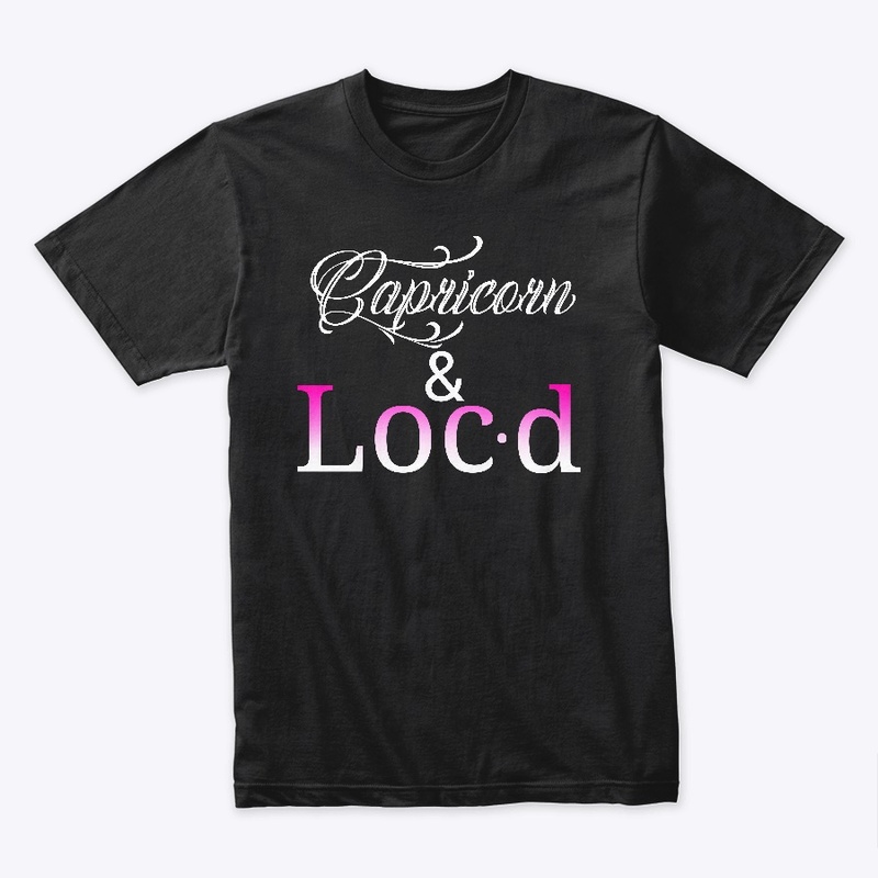 Capricorn & loc'd zodiac tee shirt