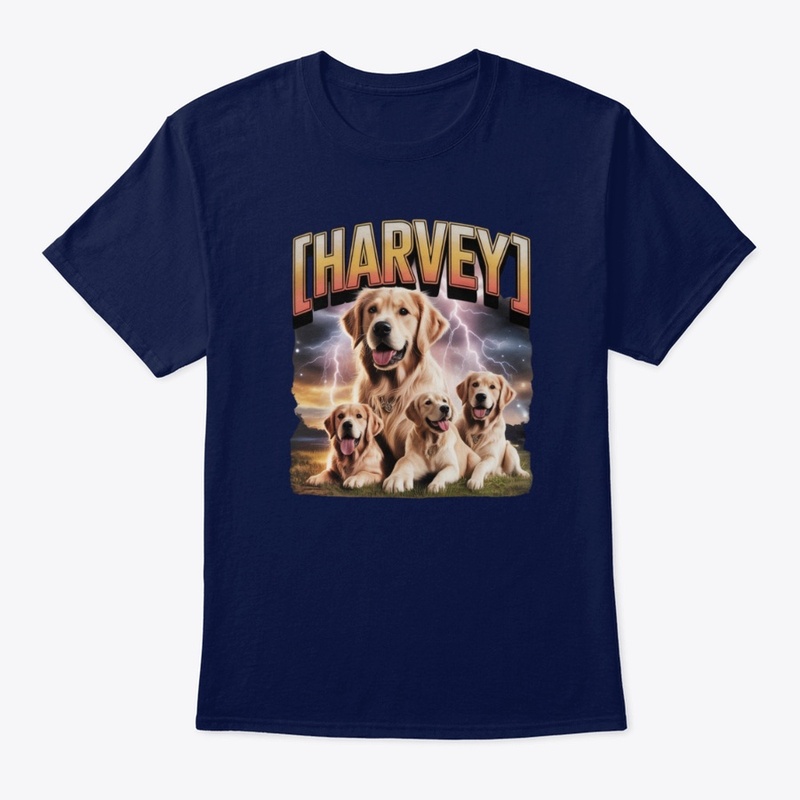 Harvey Golden Retriever Storm Pack Tee