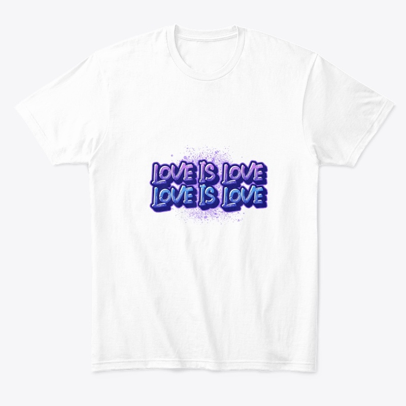 🆕 Love Is Love Cute Gay Love Story Tee