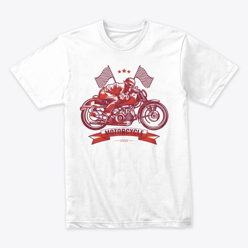 Motorcycle Racer T-shirt Design