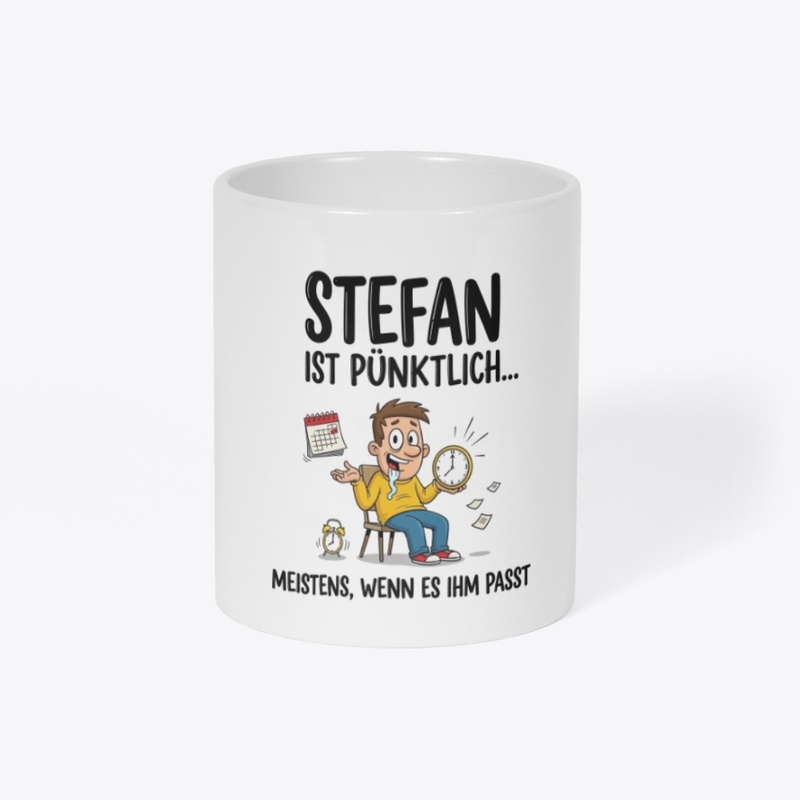 Stefan ist pünktlich