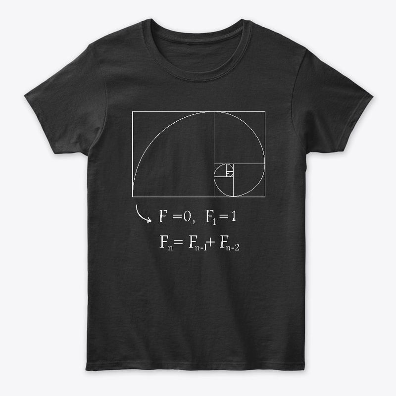 Fibonacci Spiral Dark Colors