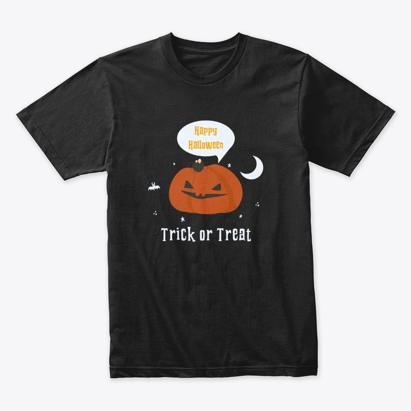 Orange pumpkin - Happy Halloween Design 