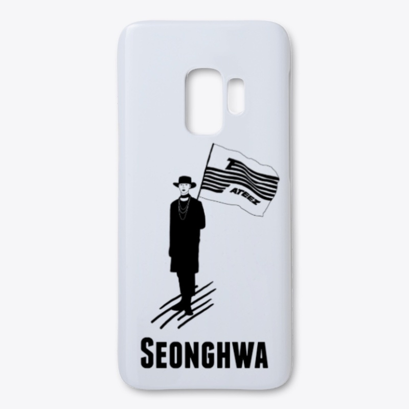 Ateez Seonghwa with flag