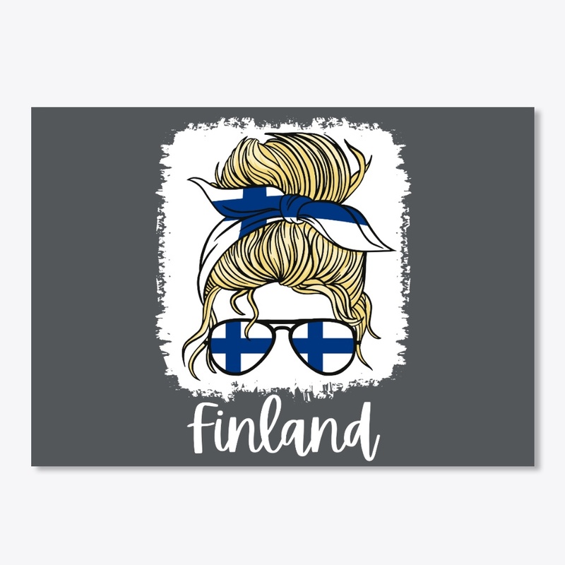  Suomi Finland Flag Girls Finnish Girl