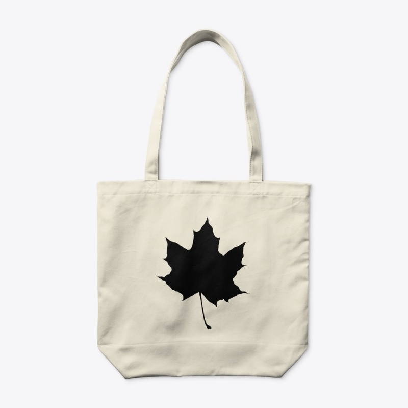 Silhouette of a maple leaf