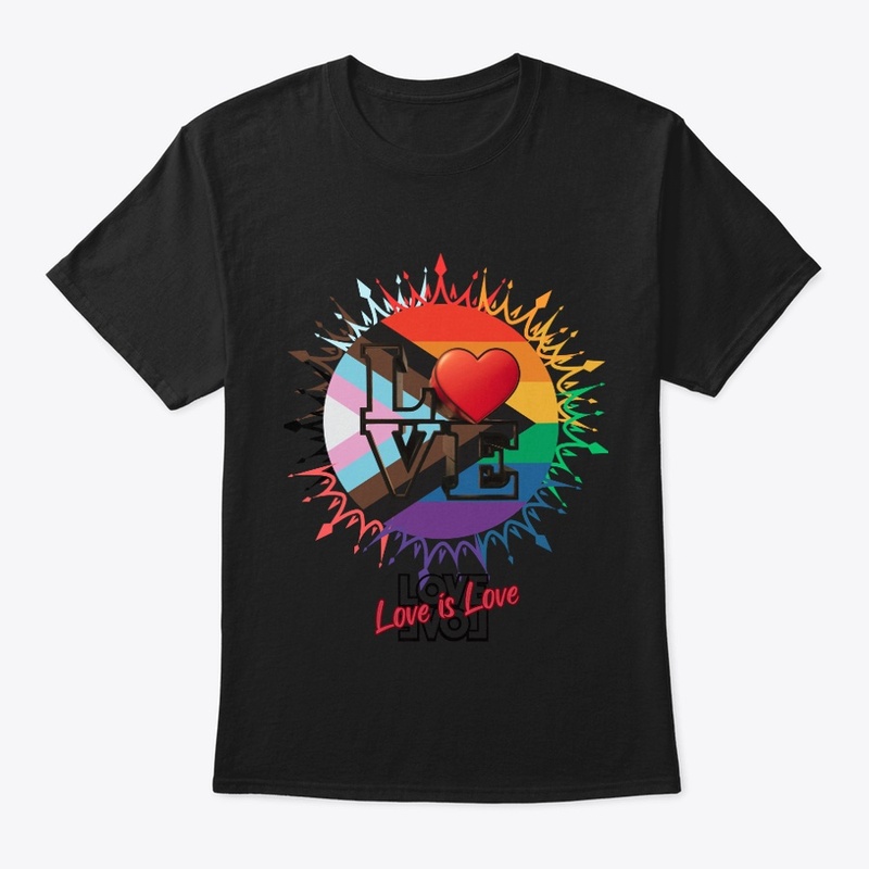 Pride Love Explosion - Colorful Design