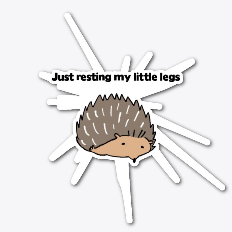 Hedgehog resting