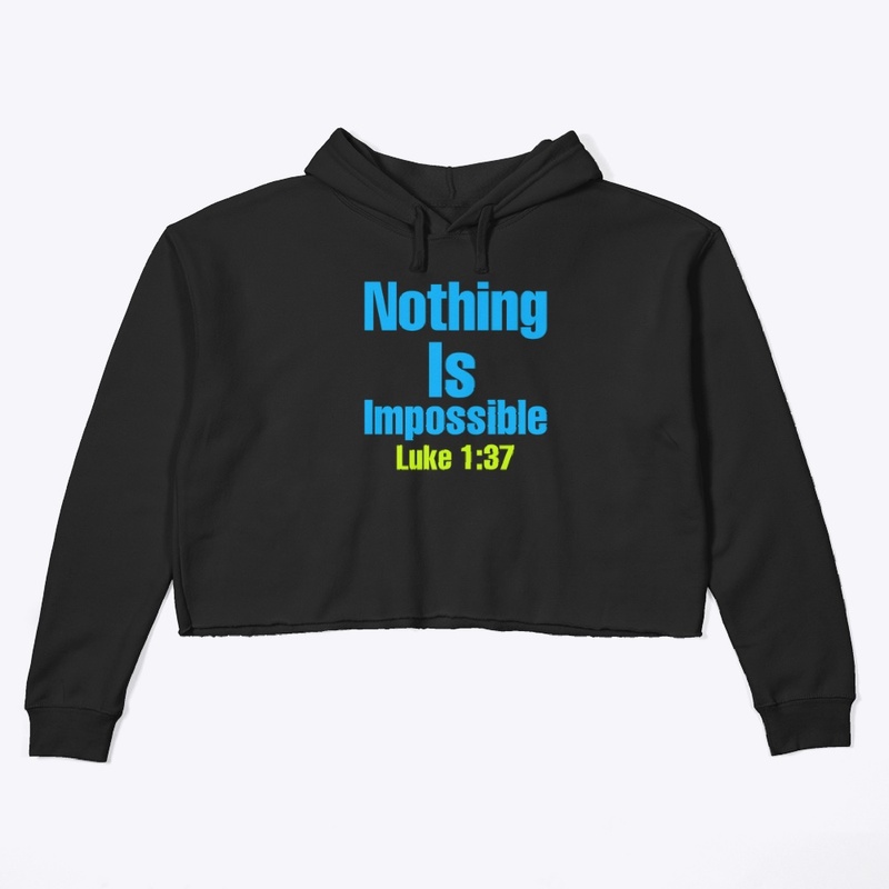 Luke 1:37 -Blue & Green