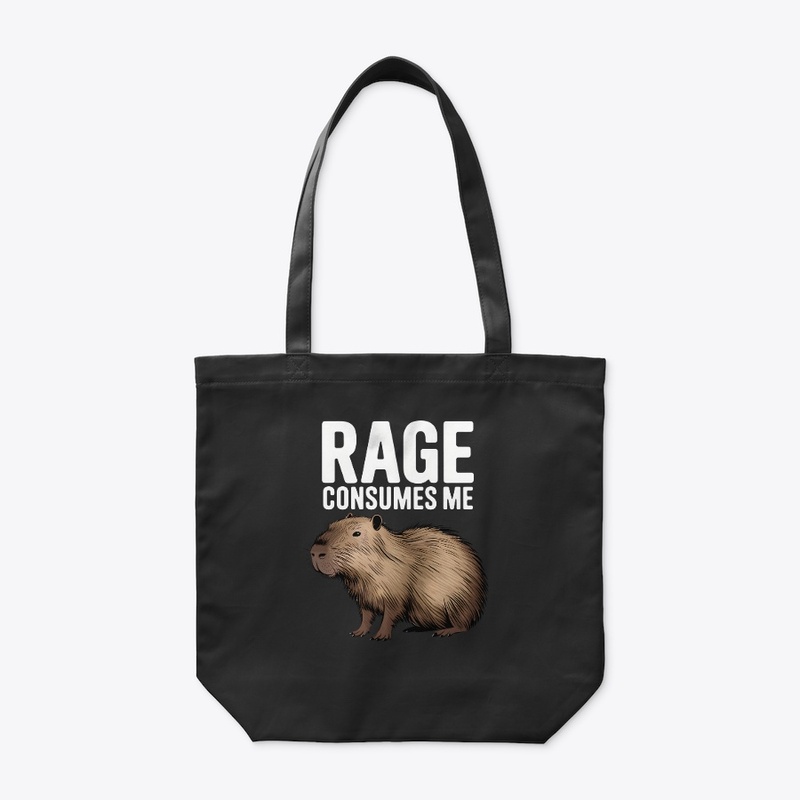  Rage Consumes Me Capybara Funny Silly