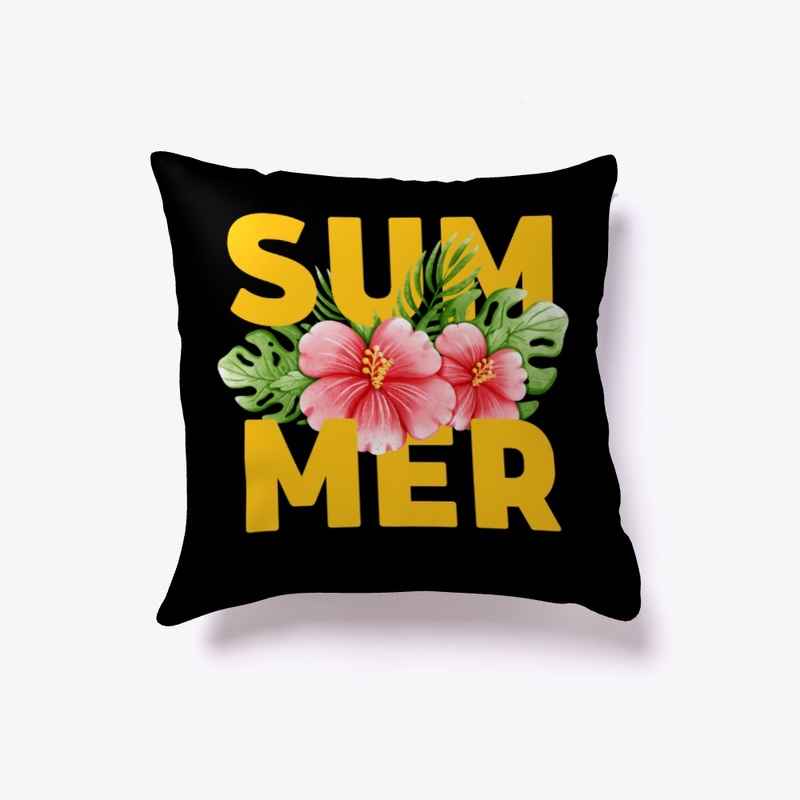 summer t-shirt with flowers