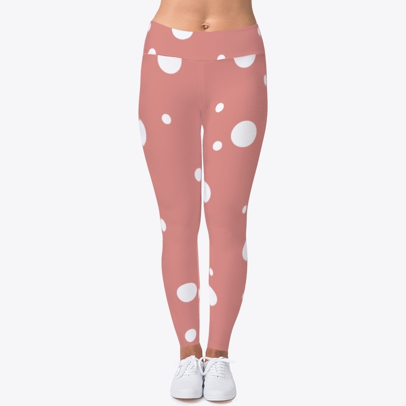 Landu - Minimal White Dots On Rose Pink