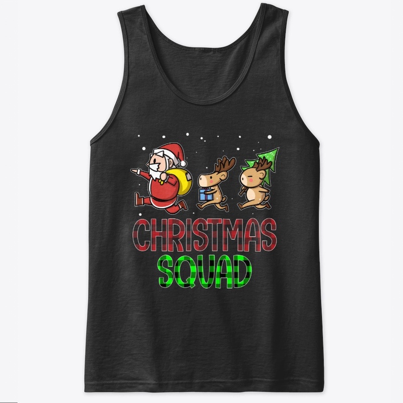 Funny Christmas Squad Santa Reindeer Kid