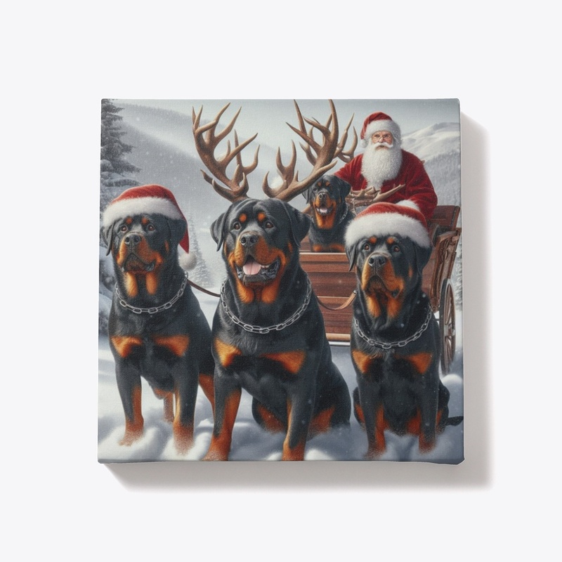 Rottweilers & Santa