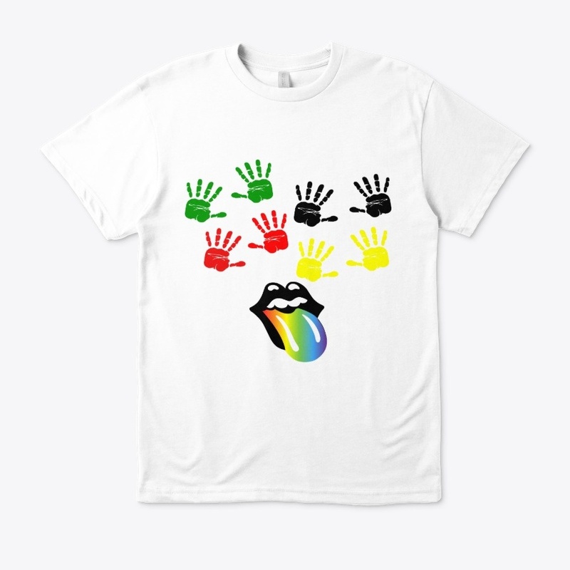 Unisex T-Shirts Hands Shape.