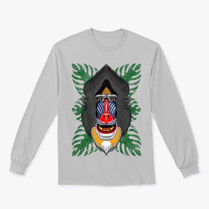 Baboon Mandrill Head T-Shirt