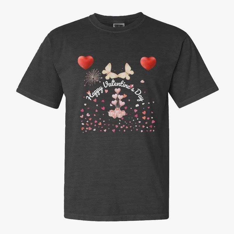Sweet Hearts Butterflies Valentine's Day