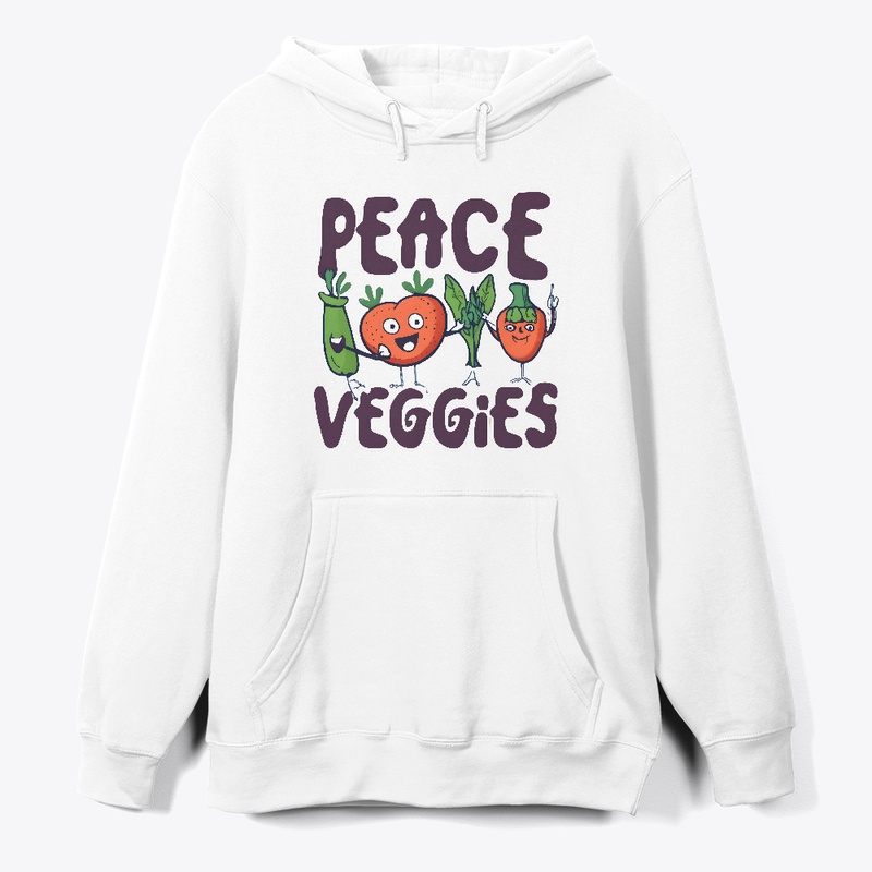 Peace Love Veggies T-shirt