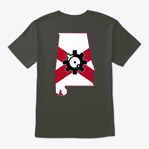 Htf Alabama Smoke Gray T-Shirt Back