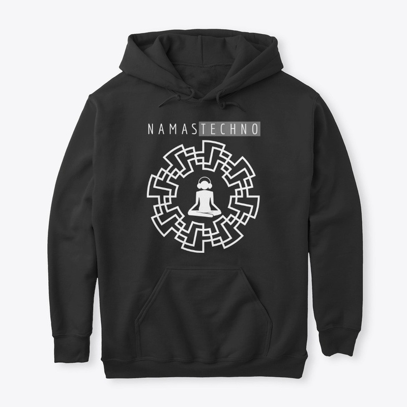 Yoga and Techno Lovers' Hoodie