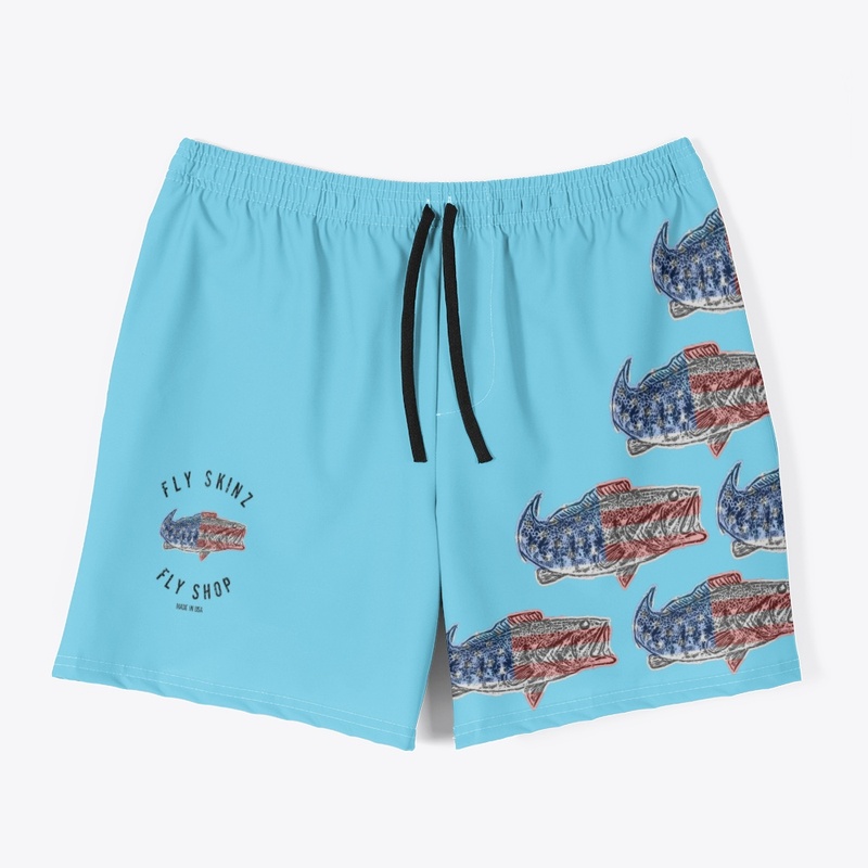 'Merica Bass Swim Trunx