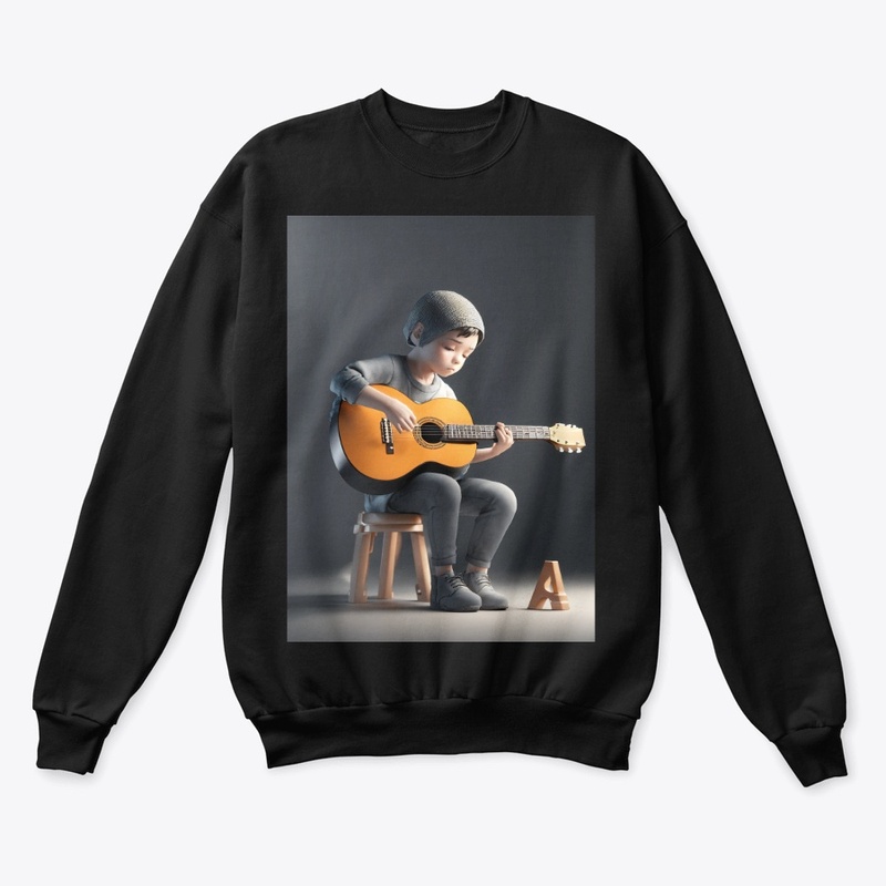 Melancholic Melodies: The Gray Guitarist