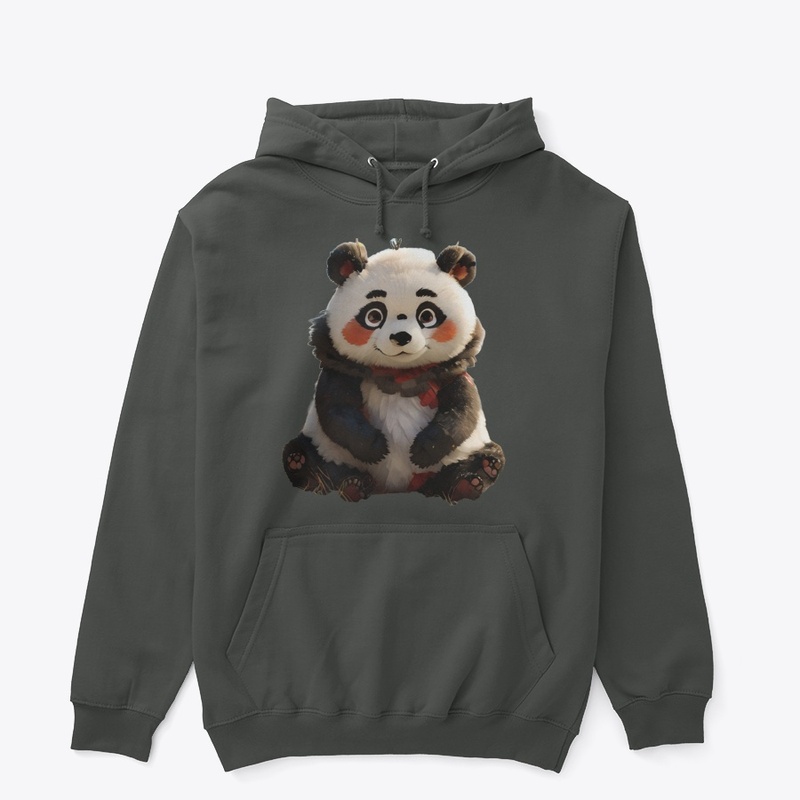 cute panda design on the apparel. 