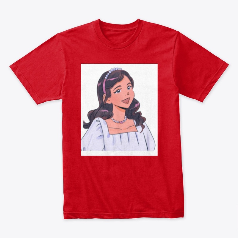Girl picture design tee