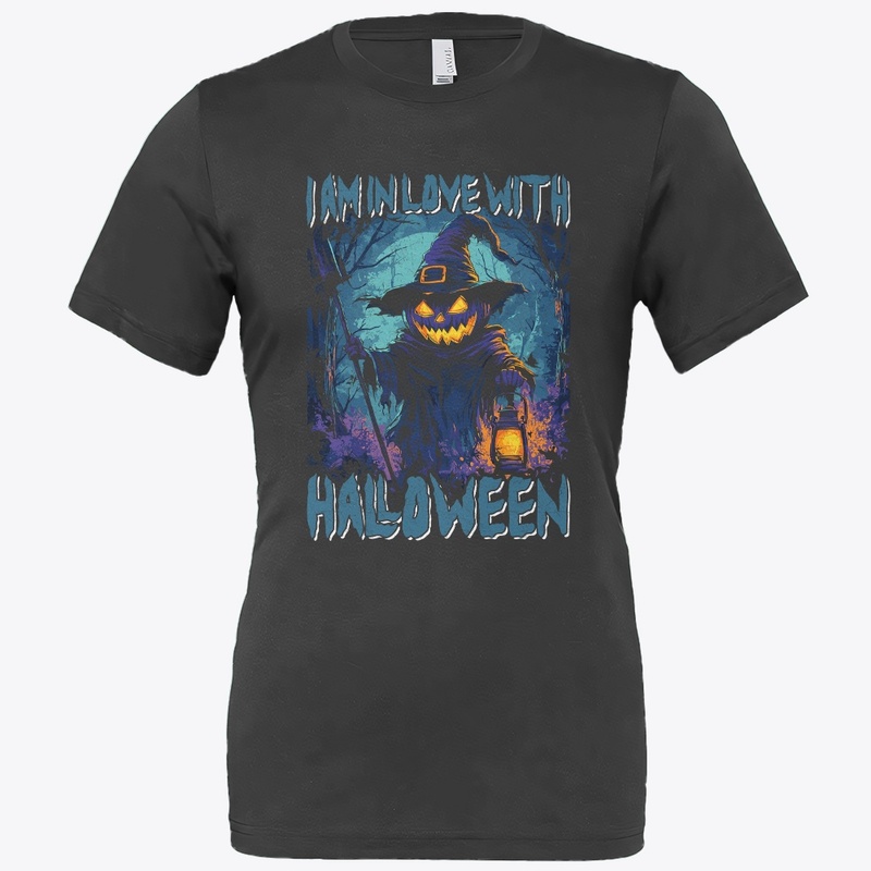 Pumpkin Head Witch Halloween T-Shirt