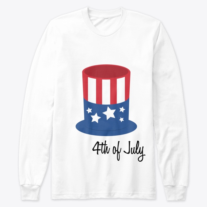 Uncle Sam hat 4th of July Tee