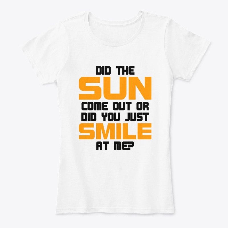 Did the sun just come out?