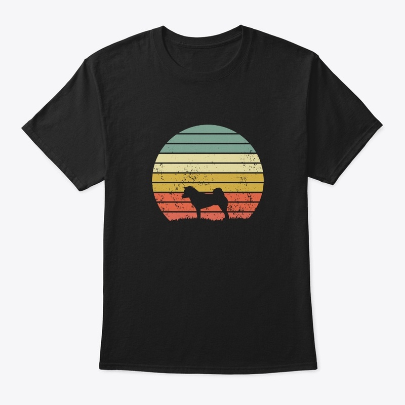Shiba Inu Retro Sunset Dog Lover