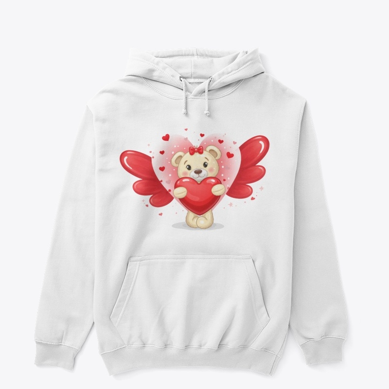 Cute Red Wing Teddy Bear Valentine Shirt