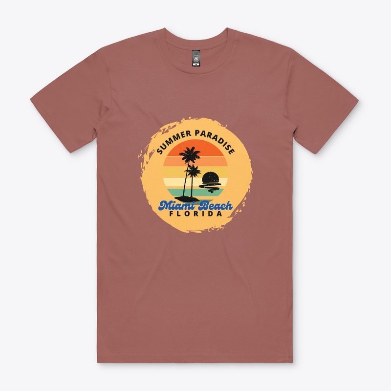 Miami Beach Summer Paradise T-Shirt